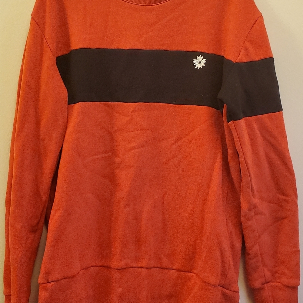 Men' Orange Gianni Kavavagh Sweatshirt -Large